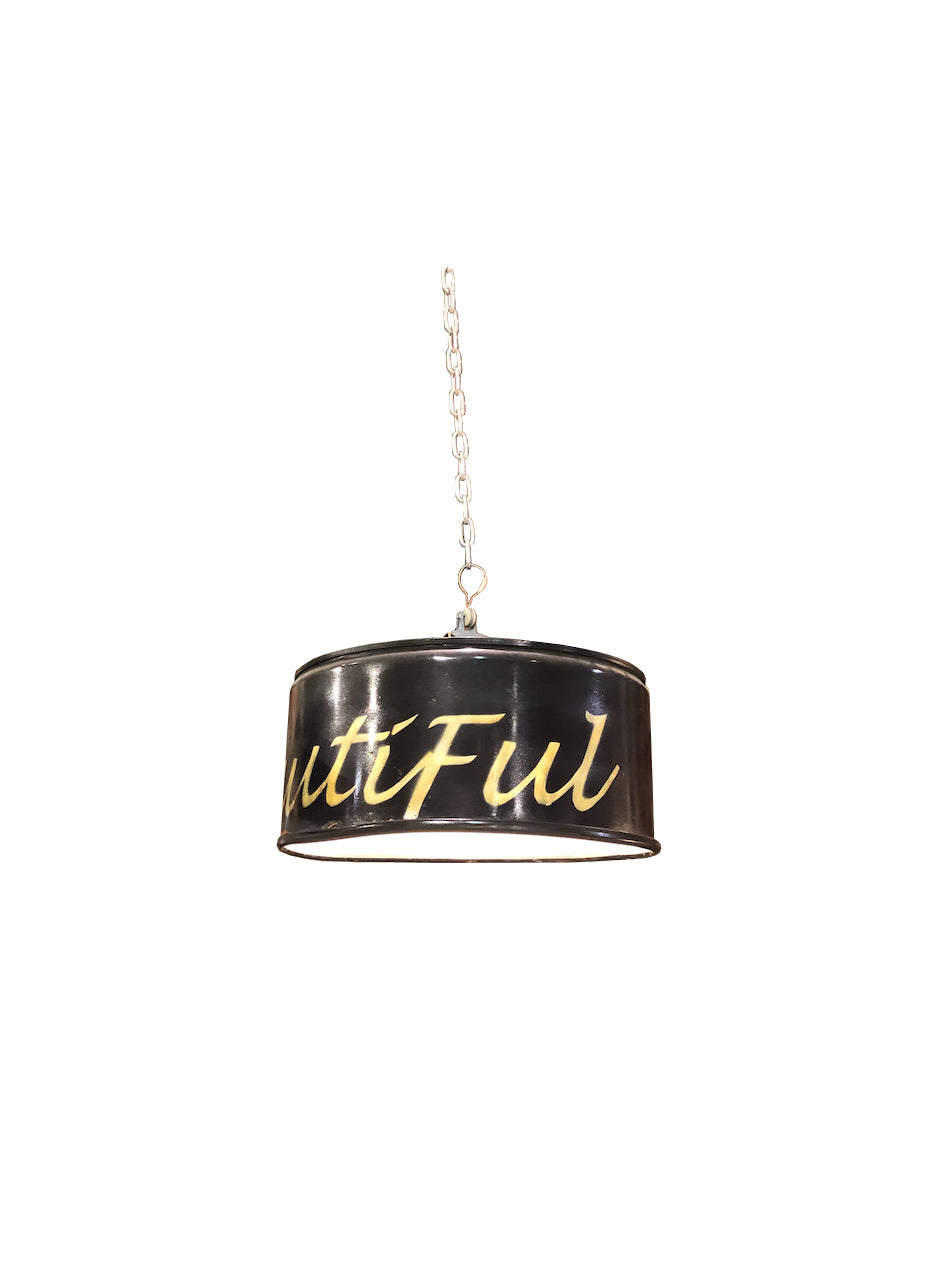 Tin Pendant Light